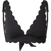 Hunkemoller Bikinitoppi 'Scallop' musta