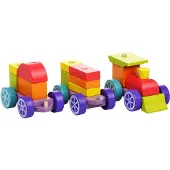 Cubika Puinen Pikajuna 15 Kappaletta