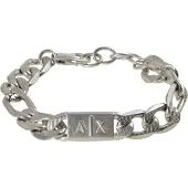 Armani Exchange hopeanvärinen panssarirannekoru AXG0077040