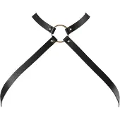 Bijoux Maze Cross Chest Harness - Musta