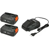 Gardena Aloitussarja: Akku P4A 2 X Pba 18V/45 + Laturi Al 1830 Cv