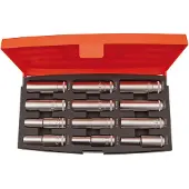 Bahco pitkähylsysarja S1612L, 1/2", 10–21 mm, 6-kulma, 12 osaa