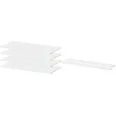 Hoppekids STOREY kokoelma, hyllyt 4kpl, ristikannttimet 2kpl, 100 cm - valkoinen White