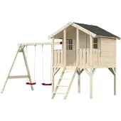 Palmako Toby 2,1 m2 leikkimökki keinulla