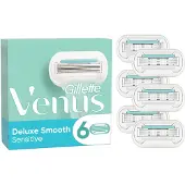 Gillette venus Pro Smooth Sensitive Razor Blades 6 kpl