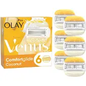 Gillette Pro ComfortGlide Coconut & Olay Razor Blades 6 kpl