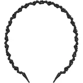 Invisibobble Fashion Hairhalo Adjustable Headband Black Sparkle