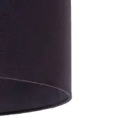 Duolla Varjostin Roller Ø 50 cm, musta , Musta, Tekstiili/kangas/silkki