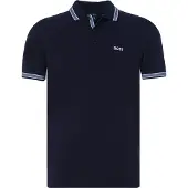 BOSS for man. 50469055 Paddy navy polo shirt (S), Blue, Casual, Cotton, Short sleeve