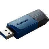 Kingston 64 GB DATATRAVELER EXODIA M, USB-A 3.2 GEN1 (BLACK/BLUE) (DTXM/64GB)