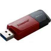 Kingston 128GB DataTraveler Exodia M, 3.2 Gen1 USB-A -muistitikku, musta/punainen