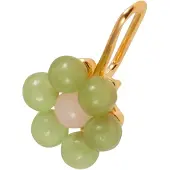 Design Letters My Flower Charm - Green - 7 MM