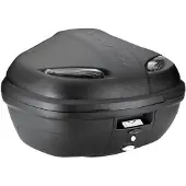 Kappa monolock takalaukku 47l, musta sävytetyillä (savu) heijastimilla