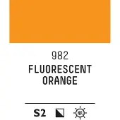 LIQUITEX Acrylic Gouache 982 Fluorescent orange