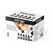 Taidepiste Liquitex akryylimuste 6x30ml metallivärit