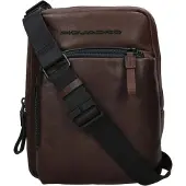 Piquadro Harper Crossbody-laukku Nahka 18 cm Ruskea