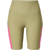 Urban Classics Leggingsit khaki / vaaleanpunainen