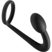 Master Series Prostatic Play Explorer Penisrengas Anustapilla 11,4 cm - Black