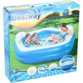 Bestway Ilmatäytteinen Uima-allas - 213x206 cm - Perhe Fun - - OneSize - Uima-altaat