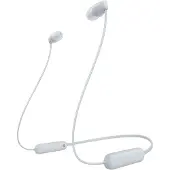 Sony WI-C100 Bluetooth-nappikuulokkeet, valkoinen