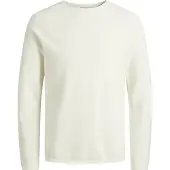 Jack & Jones Jjehill Knit Crew Neck Noos - White - XXXL