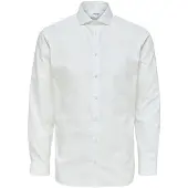 Selected Slmslimfrit Ethan Ls Shirt Cut Away Noos - White - XXL