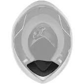 AGV K6 Wind Protector Musta