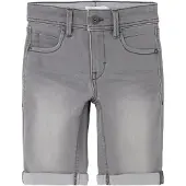 Name it Nkmsilas Slim Dnm L Shorts 2272-Tx Noos - Grey - 128