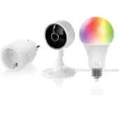 Deltaco Start Kit - Smart Plug + Kamera + RGB Bulb