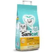 Sanicat 2x10l paakkuuntuva kissanhiekka hajustamaton