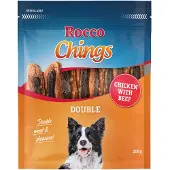 Rocco 12x200g Chings Double kana & nauta koiranherkut