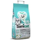 Sanicat 10l White Cotton paakkuuntuva kissanhiekka