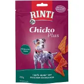 Rinti 3x80g Chicko Plus valkosipulikolmiot koiralle