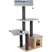 Modern Living Raleigh-raapimispuu harmaa kissa