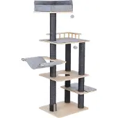 Modern Living Jardine-raapimispuu harmaa kissa