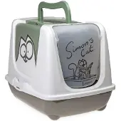 Karlie harmaa / vihreä / valkoinen Simon's Cat -kissanvessa