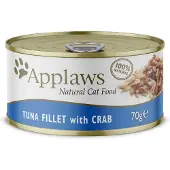 Applaws 24x70g in Broth tonnikala & rapu Kissanruoka