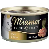 Miamor 24x100g Fine Filets tonnikala & juusto Kissanruoka