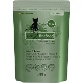Catz Finefood 8x85g kana & fasaani kissan märkäruoka