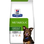 Hill's Pet Nutrition - Metabolic Weight Chicken - Dry Dog Food 12 kg - Koirat - Koiranruoka - Eläinlääkärikuivaruoka koiralle