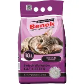 Super Benek Compact Lavender bentoniitti -paakkuuntuva kissanhiekka, hajustettu, pölytön, 10 l