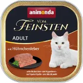 Animonda Vom Feinsten 32x100g kananmaksa kissan märkäruoka