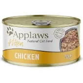 Applaws 18x70g Kitten kana hyytelössä Applaws kissanruoka