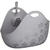 Litter Genie kissanvessa - valkoinen