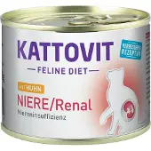Kattovit 185g Renal purkeissa 12 x kana kissan märkäruoka
