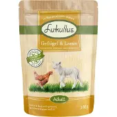 Lukullus Pouches siipikarja & lammas koiranruoka