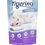 Tigerino Crystals -säästöpakkaus 6 x 5 l - 6 x 5 l Crystals Lavender