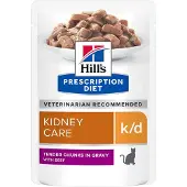 Hill's Pet Nutrition 24x85g k/d Kidney Care nauta Kissanruoka