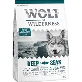 Wolf of Wilderness 5x1kg Adult Deep Seas silli viljaton koiranruoka