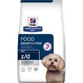 Hill's Pet Nutrition - z/d Food Sensitivities Skin Care Mini Original - Dry Dog Food 1 kg - Koirat - Koiranruoka - Eläinlääkärikuivaruoka koiralle